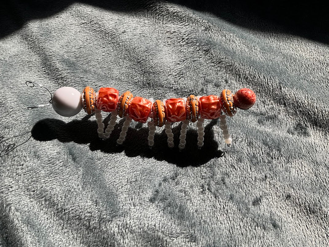 Large Orange Pearl Centipede