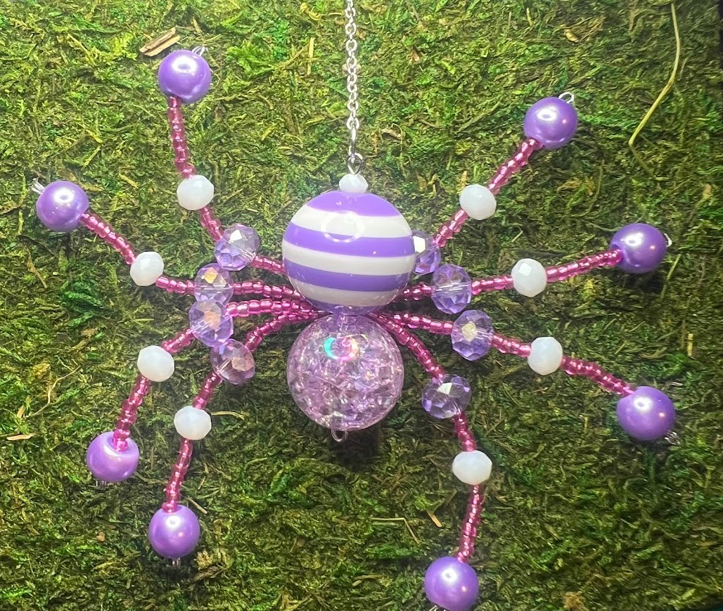 Purple Striped Spider