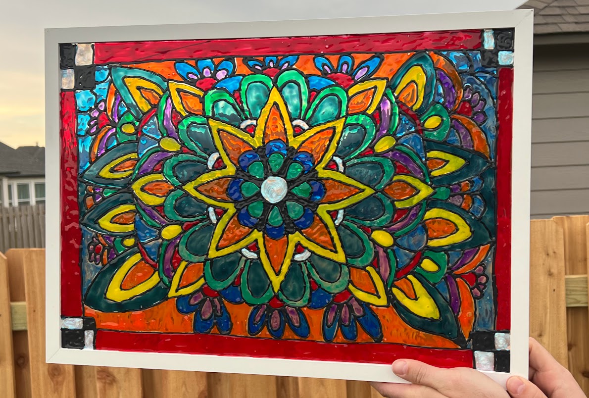 Painted Stain Glass Art